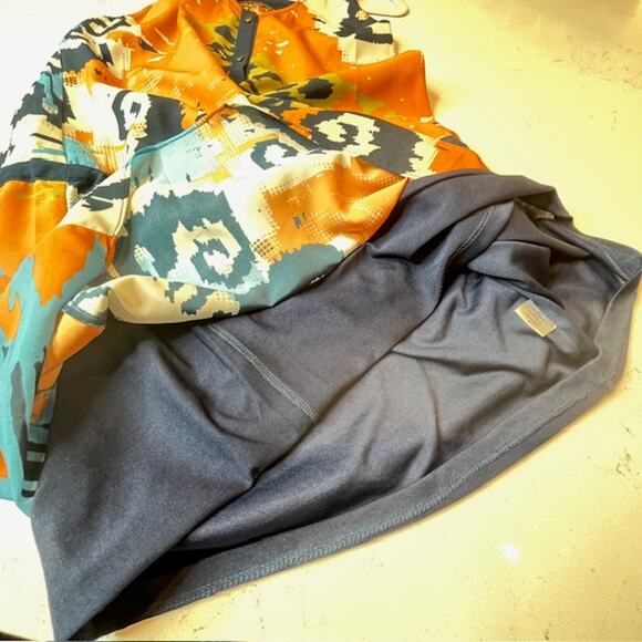 Harper Soul Revival Blue & Orange Summer Dress Size Small - Picture 12 of 15